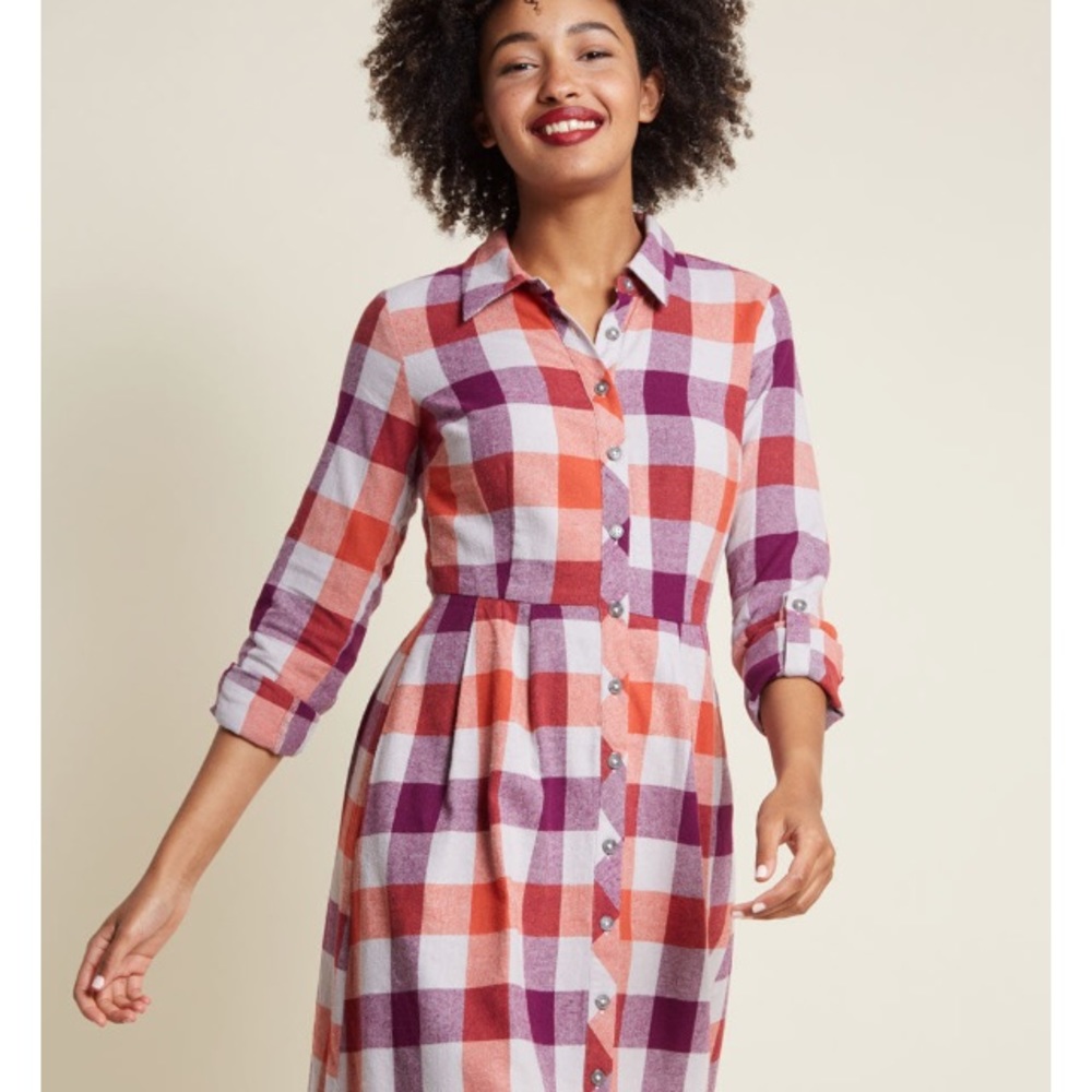 ModCloth shirt dress size 2